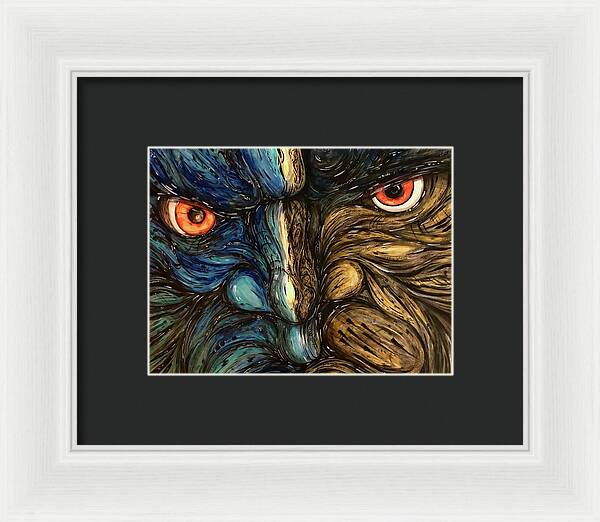 Angry Eyes - Framed Print