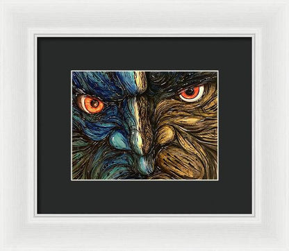 Angry Eyes - Framed Print