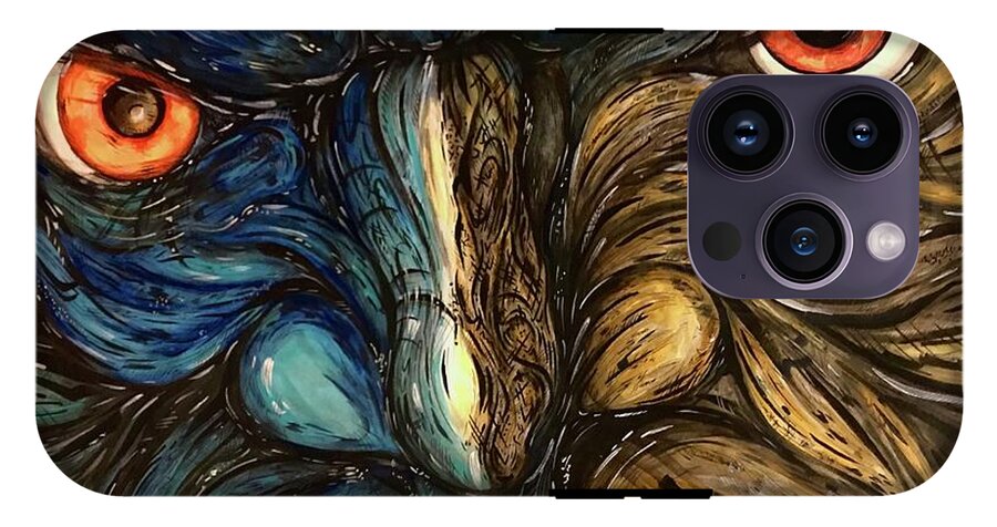 Angry Eyes - Phone Case