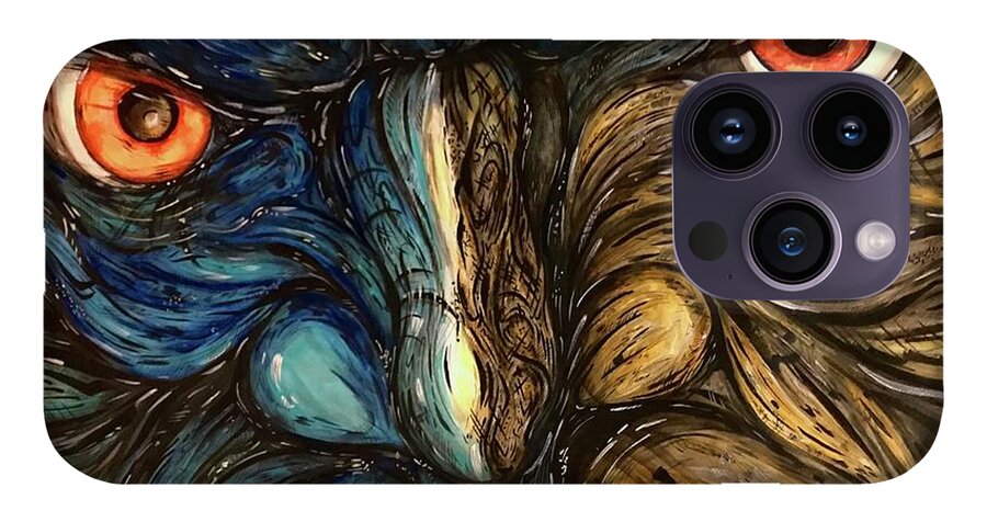 Angry Eyes - Phone Case