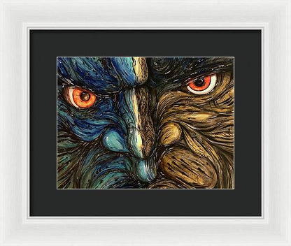 Angry Eyes - Framed Print