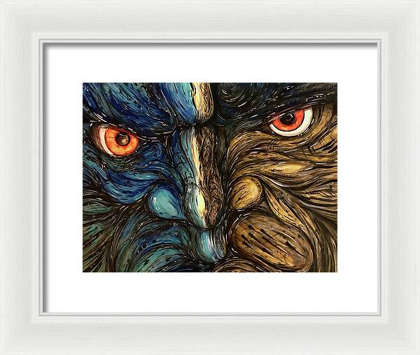 Angry Eyes - Framed Print