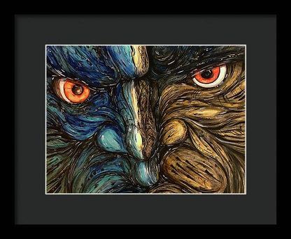 Angry Eyes - Framed Print