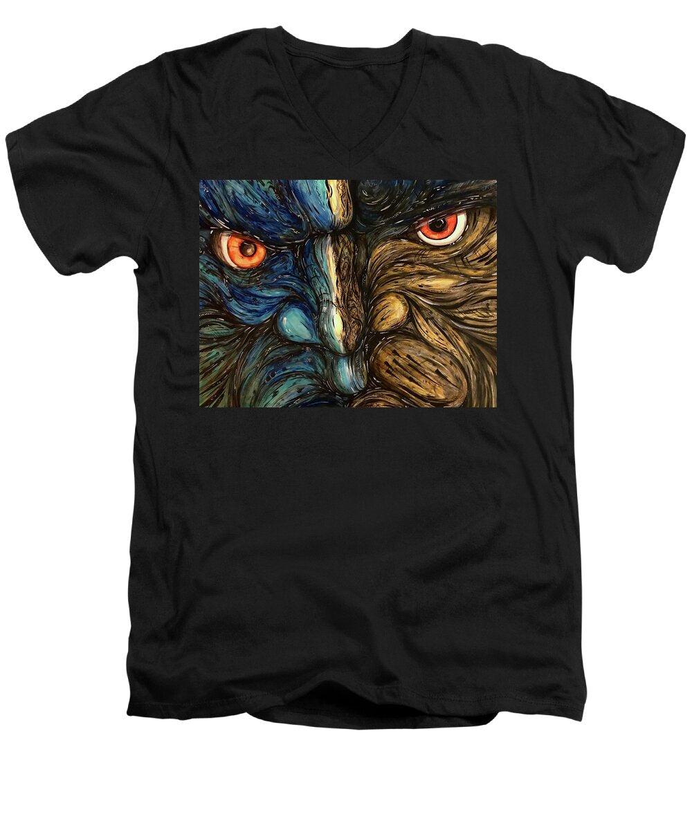 Angry Eyes - Men's V-Neck T-Shirt