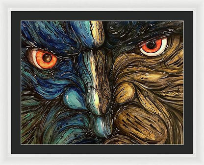 Angry Eyes - Framed Print