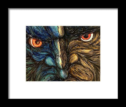 Angry Eyes - Framed Print