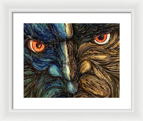 Angry Eyes - Framed Print