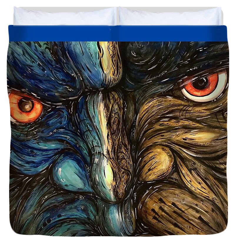 Angry Eyes - Duvet Cover