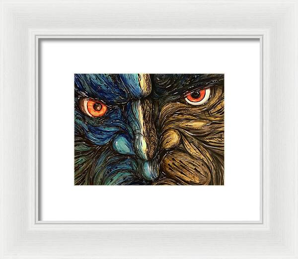 Angry Eyes - Framed Print