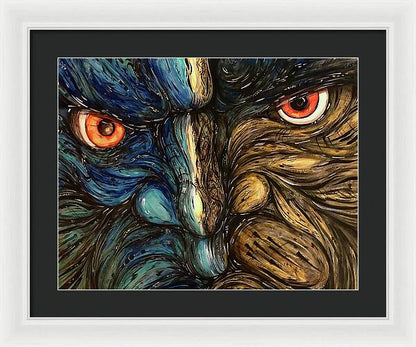 Angry Eyes - Framed Print