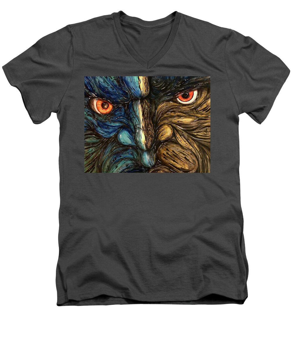 Angry Eyes - Men's V-Neck T-Shirt