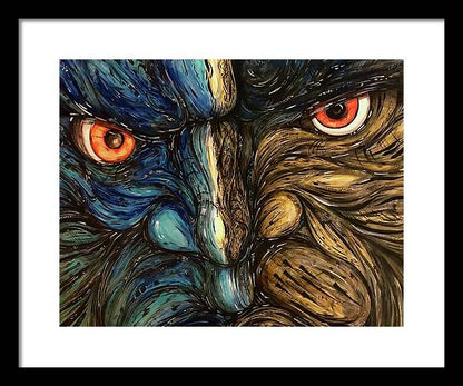 Angry Eyes - Framed Print