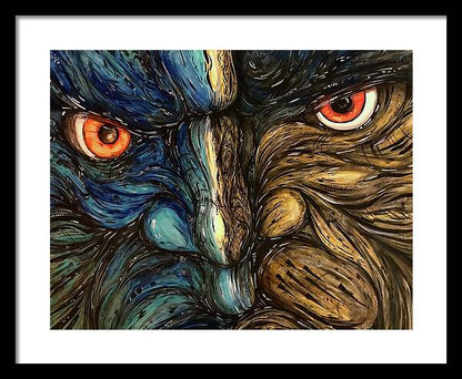 Angry Eyes - Framed Print