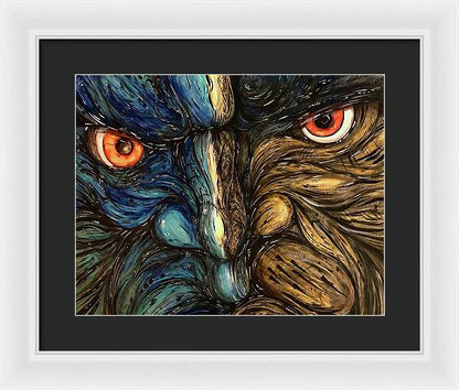 Angry Eyes - Framed Print