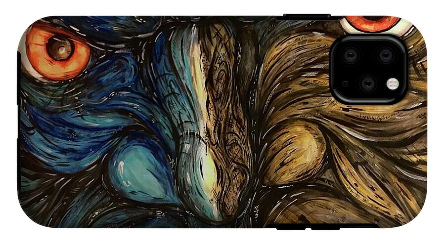 Angry Eyes - Phone Case