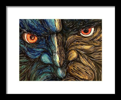 Angry Eyes - Framed Print