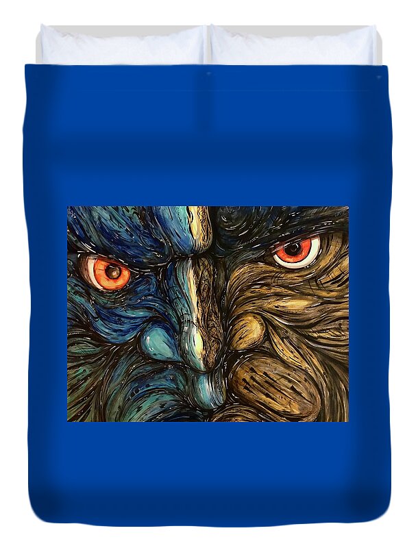 Angry Eyes - Duvet Cover