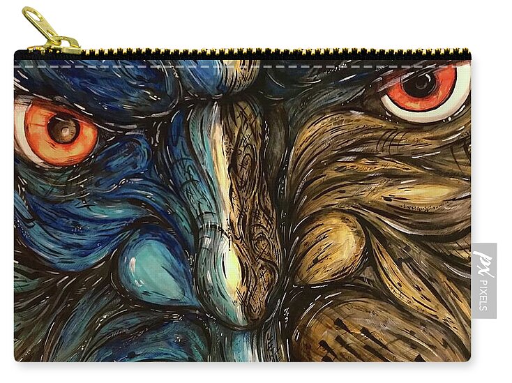 Angry Eyes - Zip Pouch