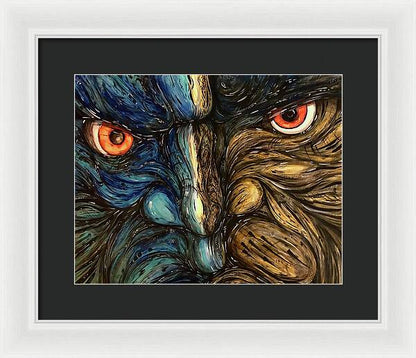 Angry Eyes - Framed Print