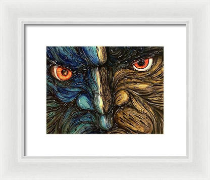 Angry Eyes - Framed Print