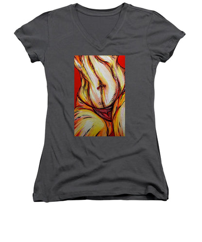 Belly Pierce - Women's V-Neck