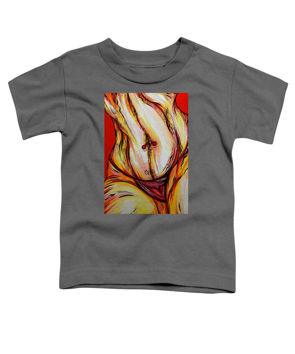 Belly Pierce - Toddler T-Shirt