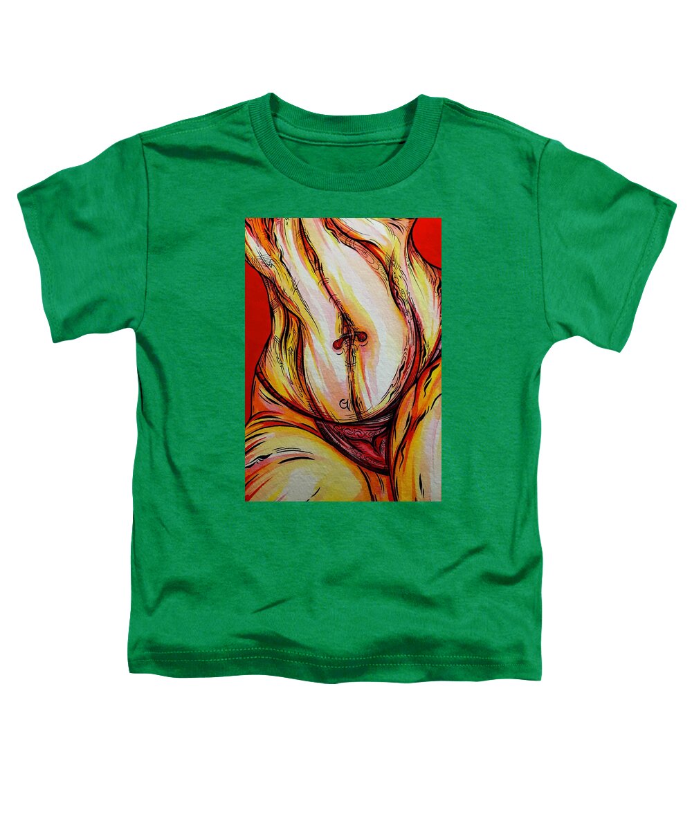 Belly Pierce - Toddler T-Shirt