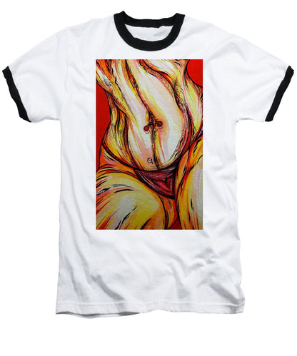 Belly Pierce - Baseball T-Shirt