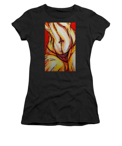 Belly Pierce - Women's T-Shirt