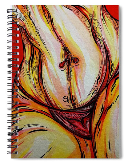 Belly Pierce - Spiral Notebook