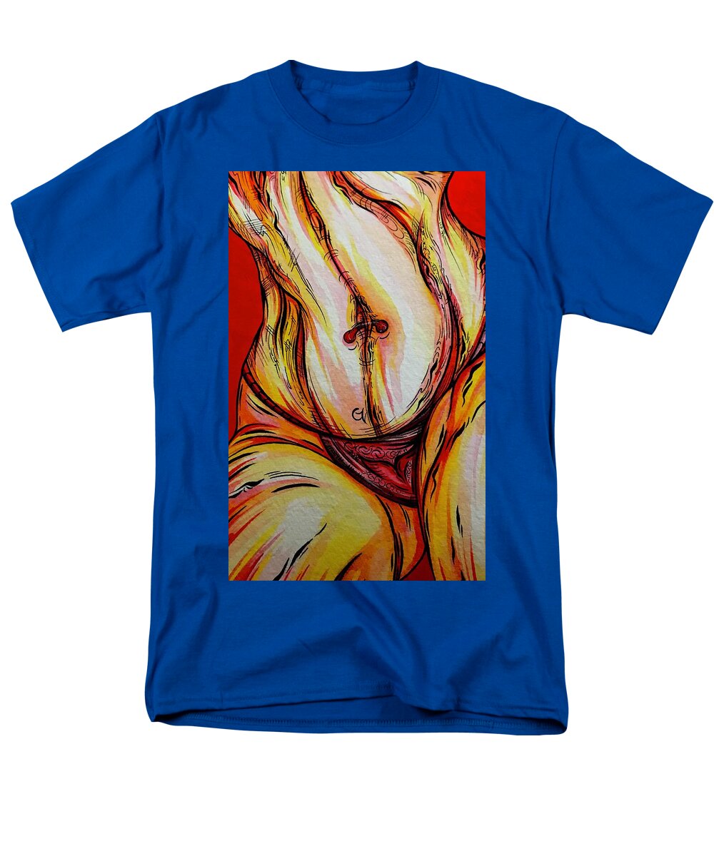 Belly Pierce - Men's T-Shirt  (Regular Fit)