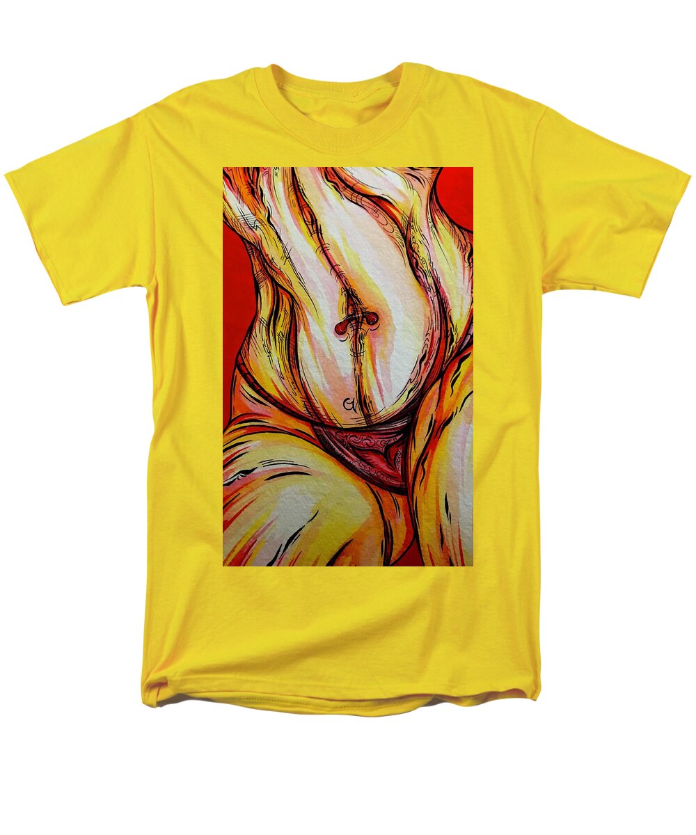 Belly Pierce - Men's T-Shirt  (Regular Fit)