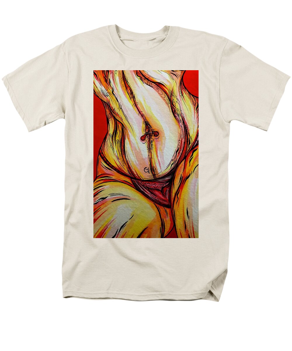 Belly Pierce - Men's T-Shirt  (Regular Fit)