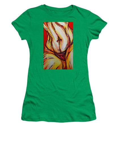 Belly Pierce - Women's T-Shirt