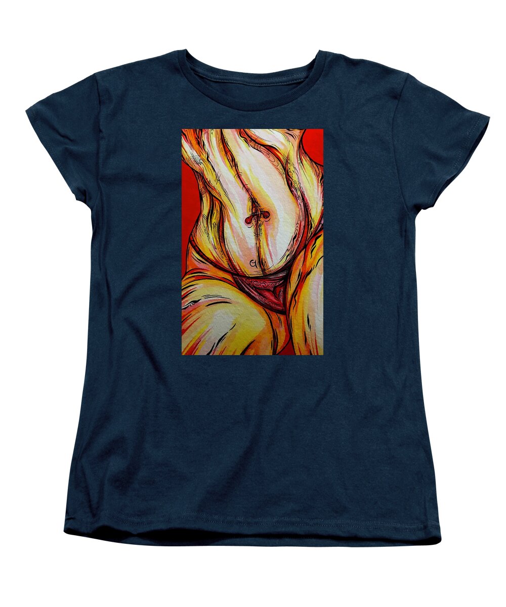 Belly Pierce - Women's T-Shirt (Standard Fit)