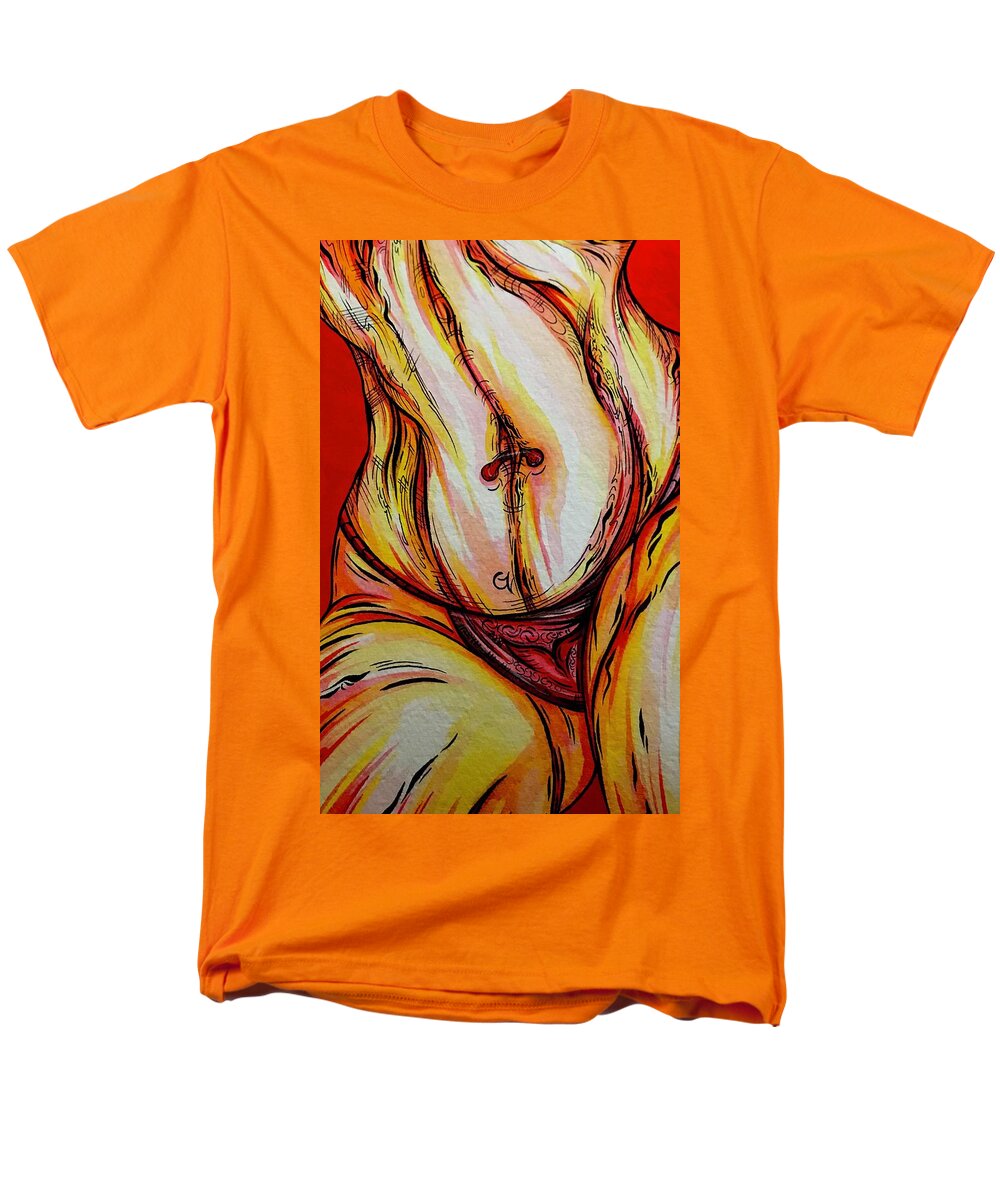 Belly Pierce - Men's T-Shirt  (Regular Fit)
