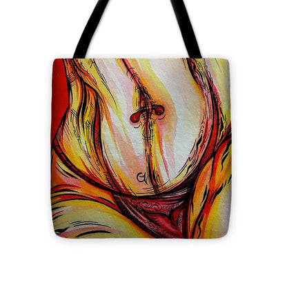 Belly Pierce - Tote Bag