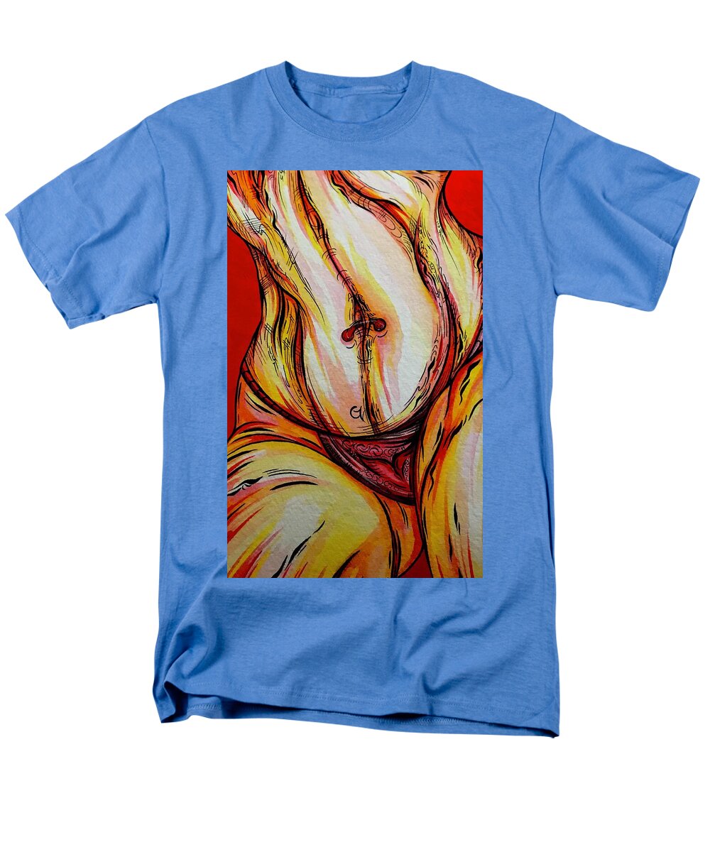Belly Pierce - Men's T-Shirt  (Regular Fit)