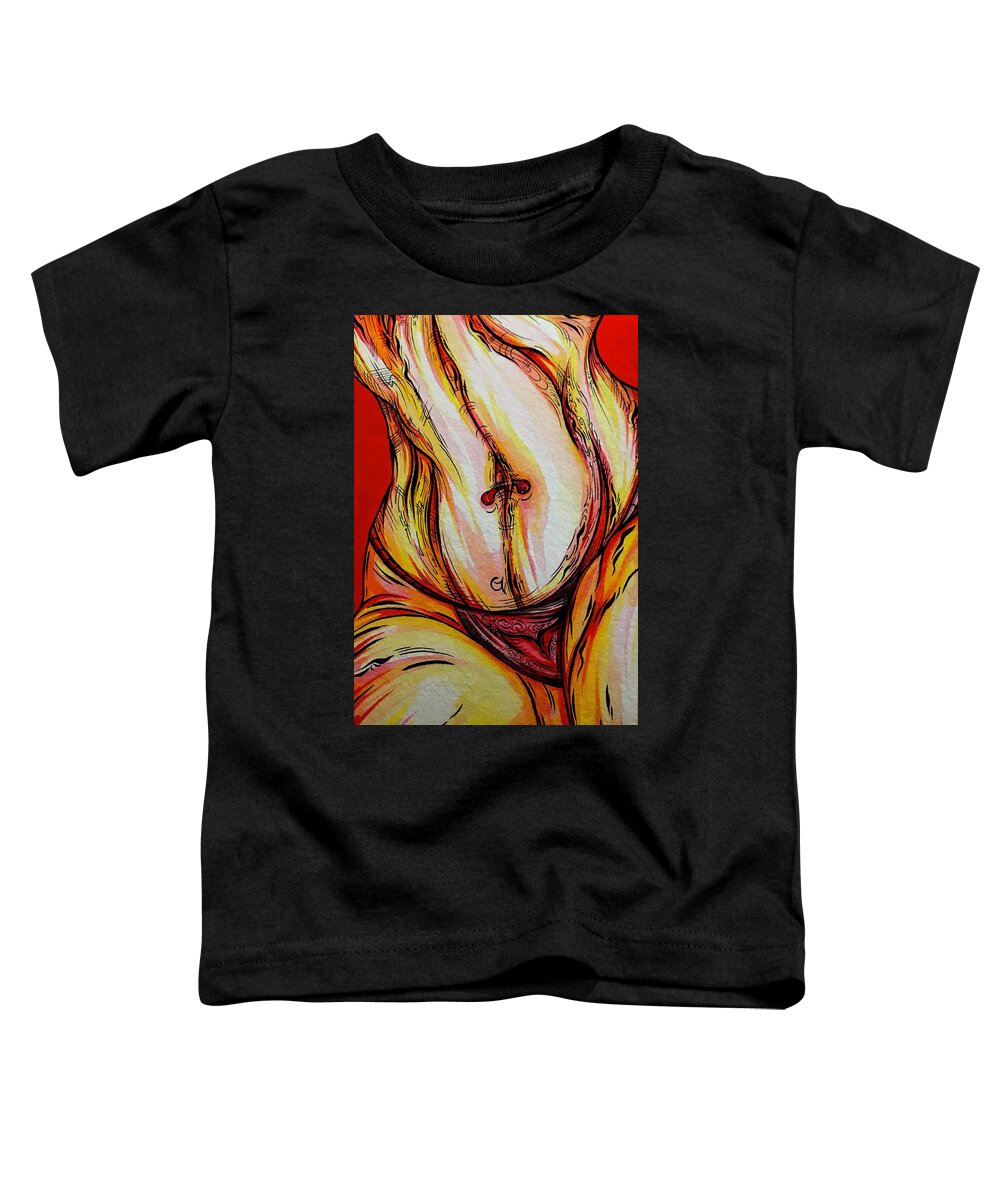 Belly Pierce - Toddler T-Shirt