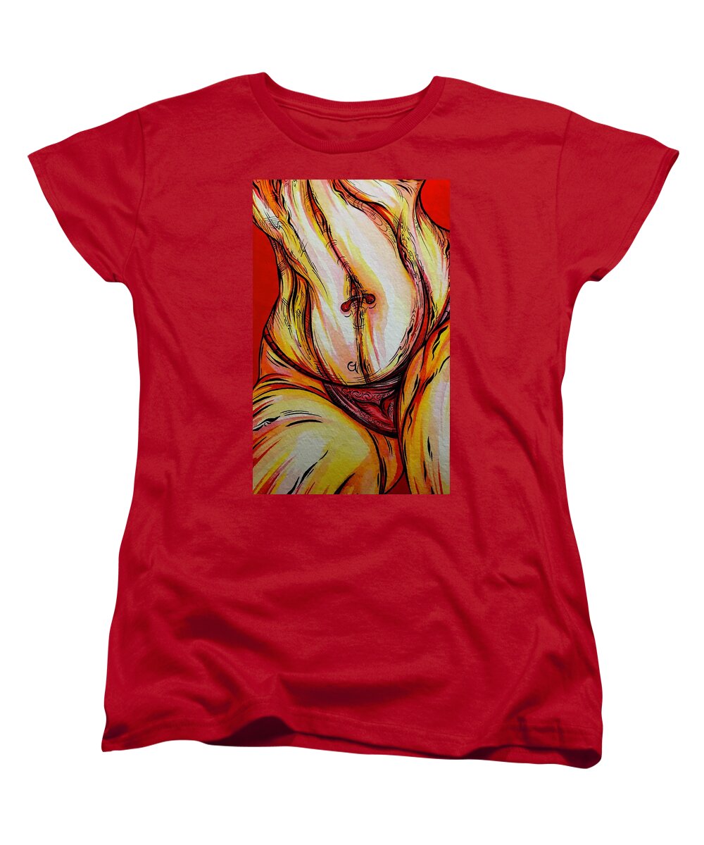 Belly Pierce - Women's T-Shirt (Standard Fit)