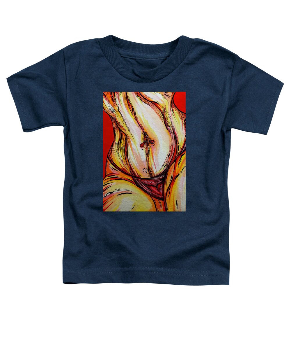 Belly Pierce - Toddler T-Shirt