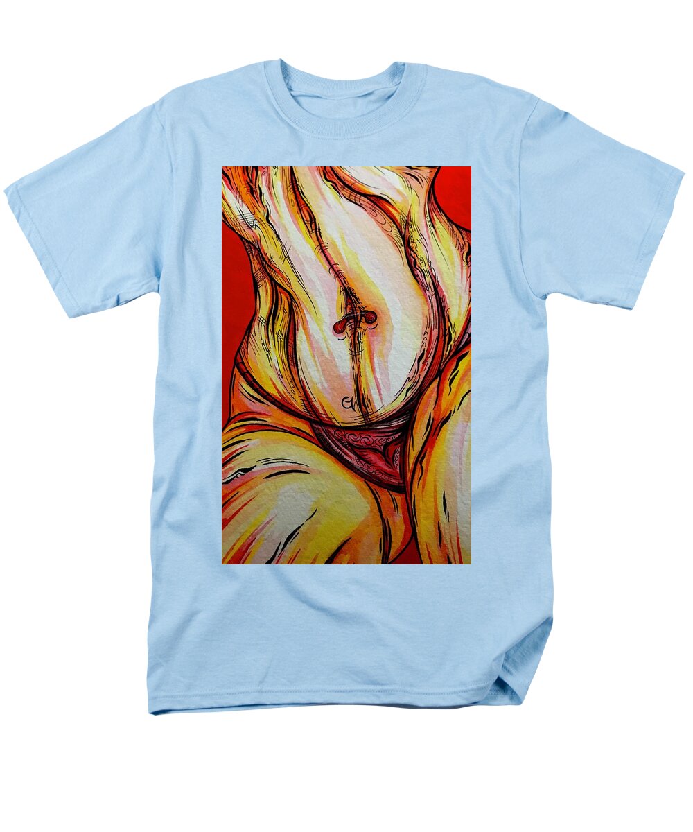 Belly Pierce - Men's T-Shirt  (Regular Fit)
