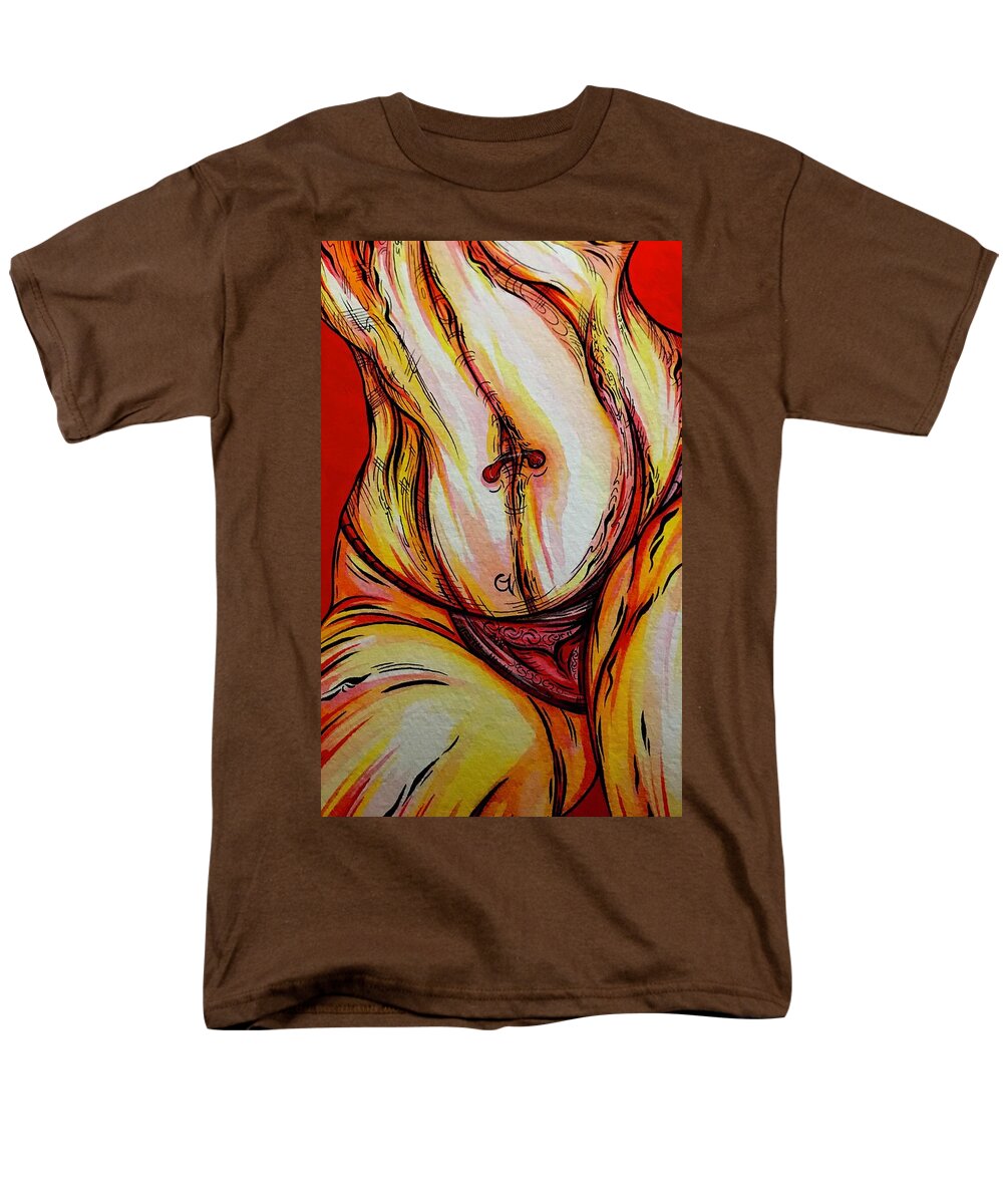 Belly Pierce - Men's T-Shirt  (Regular Fit)