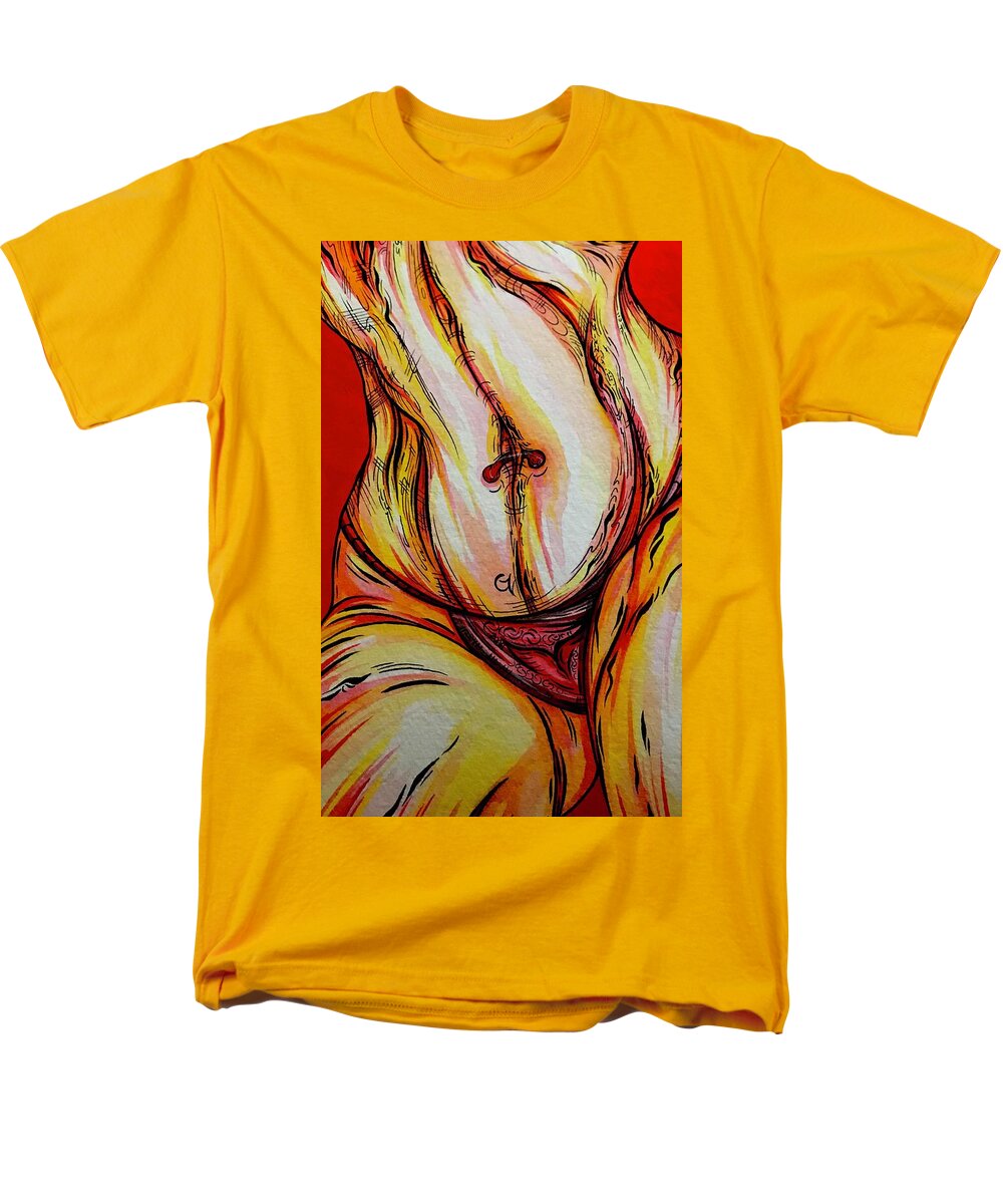 Belly Pierce - Men's T-Shirt  (Regular Fit)