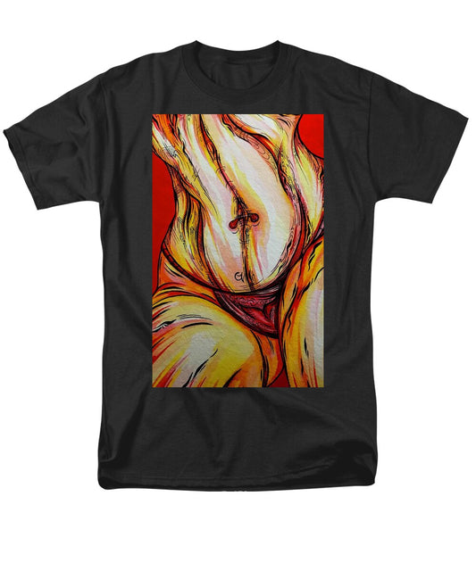 Belly Pierce - Men's T-Shirt  (Regular Fit)