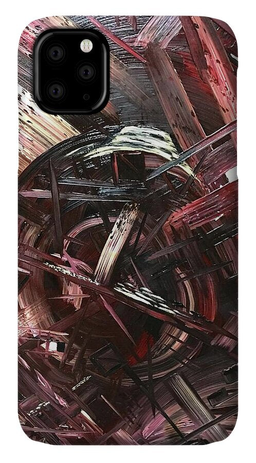 Bergandy Scrape - Phone Case