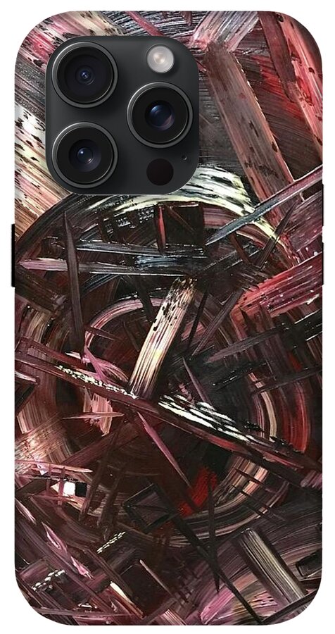 Bergandy Scrape - Phone Case