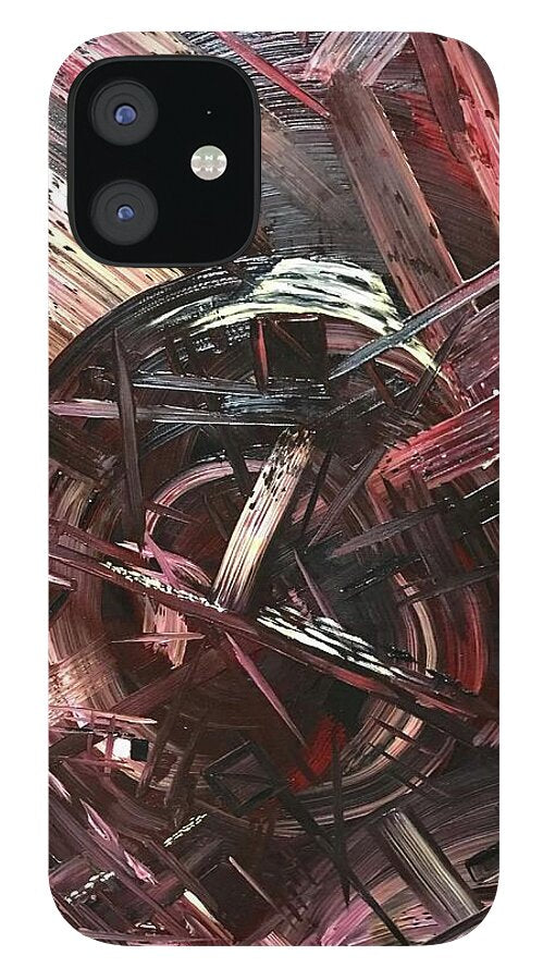 Bergandy Scrape - Phone Case