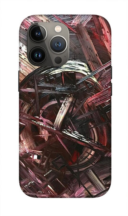 Bergandy Scrape - Phone Case