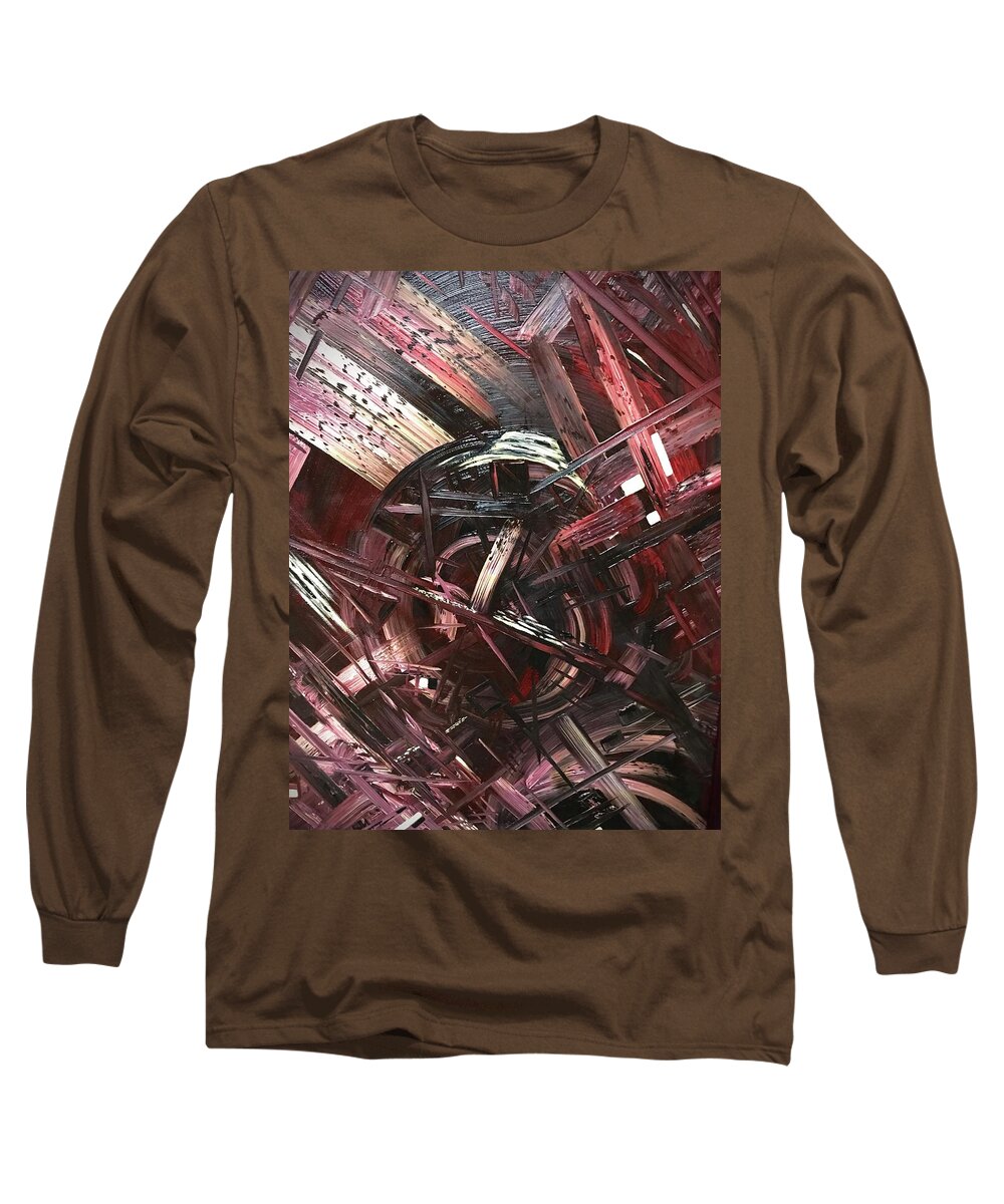 Bergandy Scrape - Long Sleeve T-Shirt